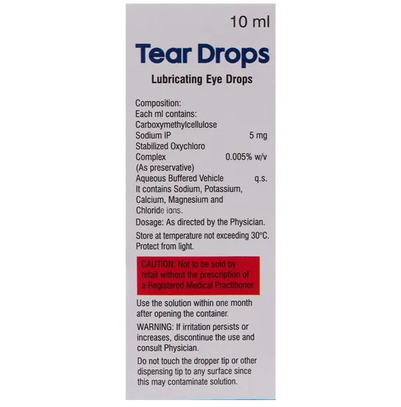 tear eye drops 10 ml
